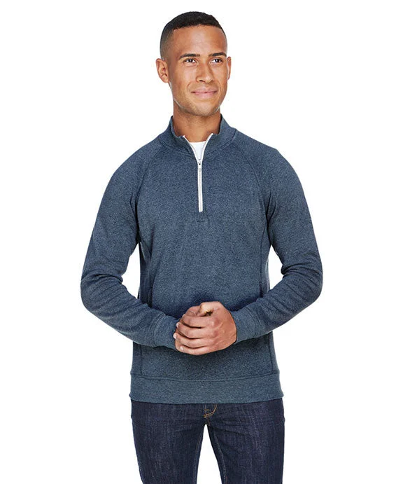 JA8869 - J America Adult Triblend Fleece Quarter-Zip | True Navy