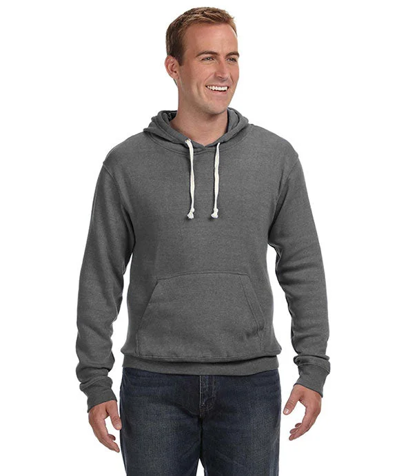 JA8871 - J America Adult Triblend Pullover Fleece Hooded Sweatshirt | Smoke Triblend