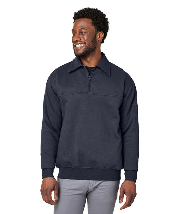 M712 - Harriton Mens ClimaBloc™ Heavyweight Tactical Quarter-Zip | Dark Navy