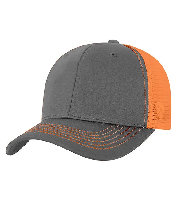 TW5505 - J America Adult Ranger Cap | Charcoal/Neon Orange