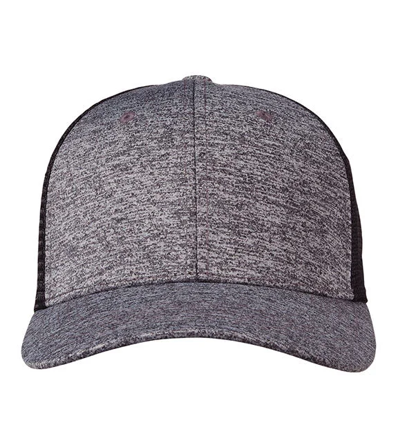 TW5505 - J America Adult Ranger Cap | Grey Heather/Black