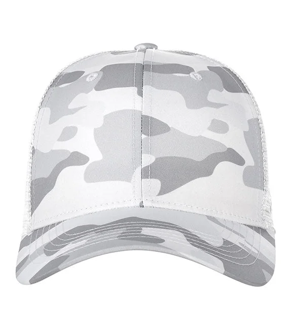 TW5505 - J America Adult Ranger Cap | White Camo/White