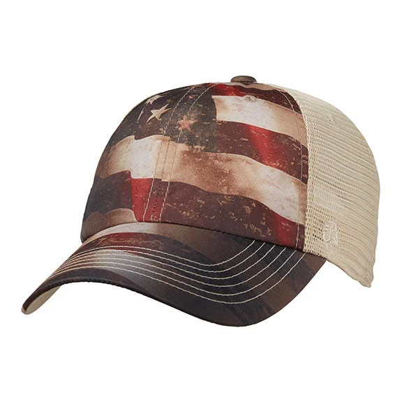 TW5506 - J America Adult Offroad Cap | Flagtacular/Natural