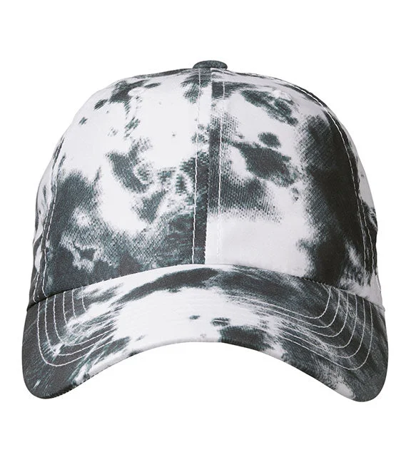 TW5510 - J America Adult Crew Cap | Black Tie Dye