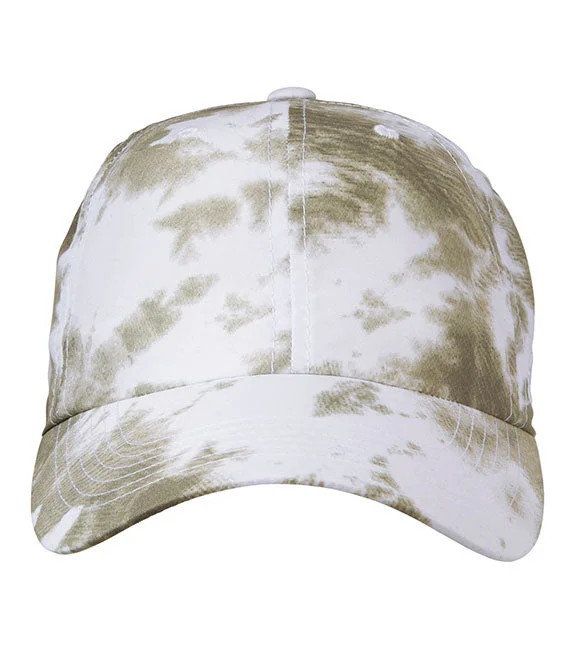 TW5510 - J America Adult Crew Cap | Olive Tie Dye