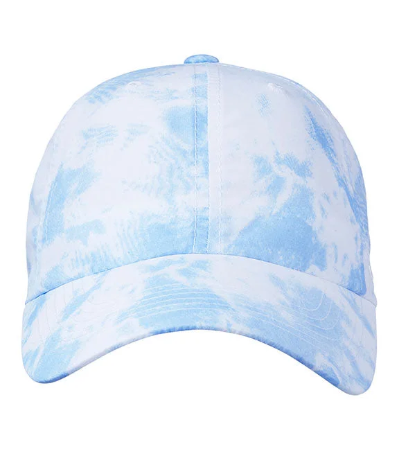 TW5510 - J America Adult Crew Cap | Periwinkle Tie Dye