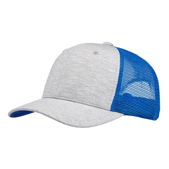 TW5535 - J America Cutter Jersey Snapback Trucker Hat | Royal