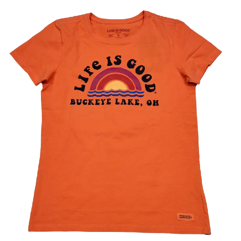 Women's Rainbow Sunset Crusher Tee