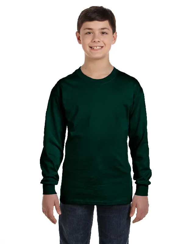 Gildan G540B Youth Heavy Cotton Long-Sleeve T-Shirt