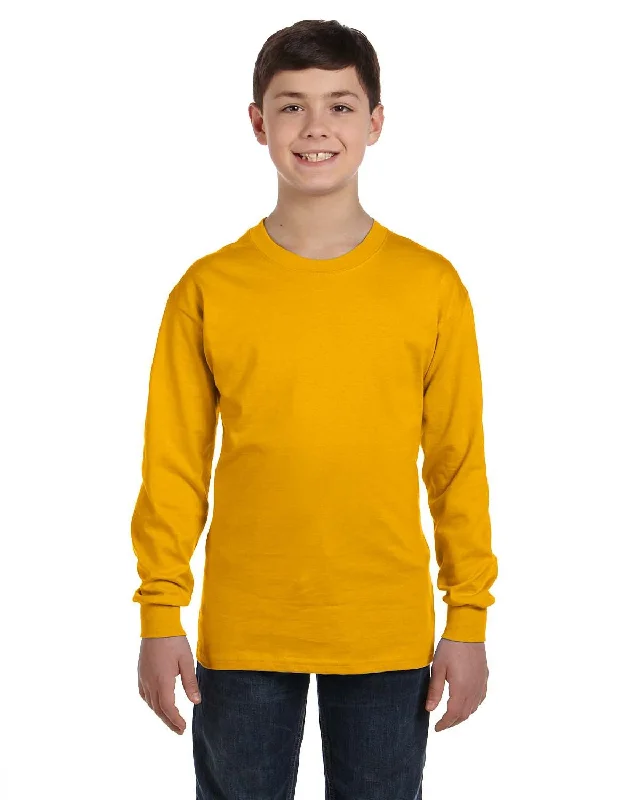 Gildan G540B Youth Heavy Cotton Long-Sleeve T-Shirt