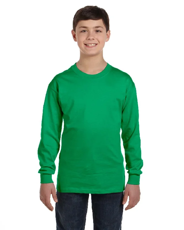 Gildan G540B Youth Heavy Cotton Long-Sleeve T-Shirt