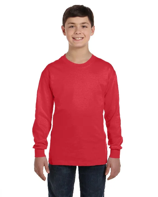 Gildan G540B Youth Heavy Cotton Long-Sleeve T-Shirt