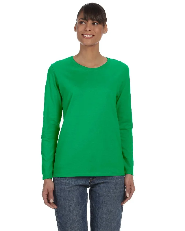 Gildan G540L Ladies' Heavy Cotton Long-Sleeve T-Shirt