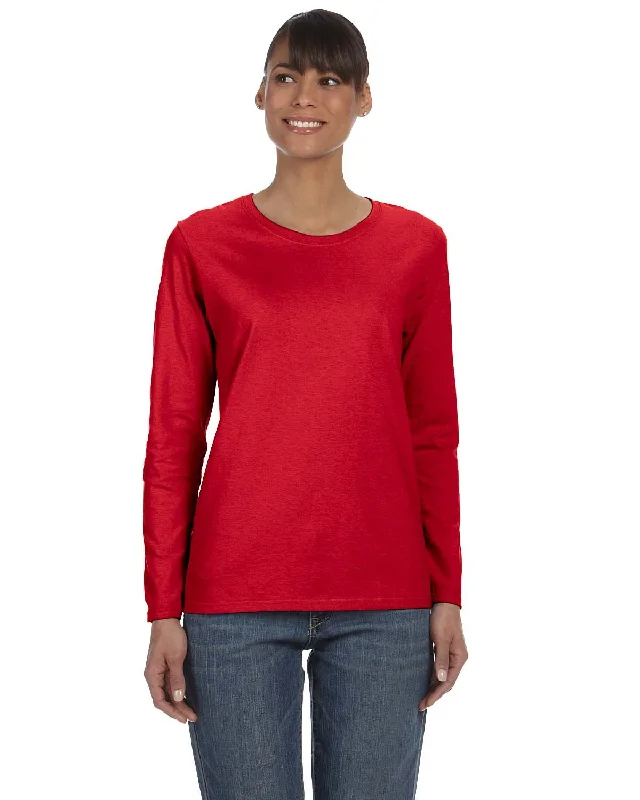 Gildan G540L Ladies' Heavy Cotton Long-Sleeve T-Shirt