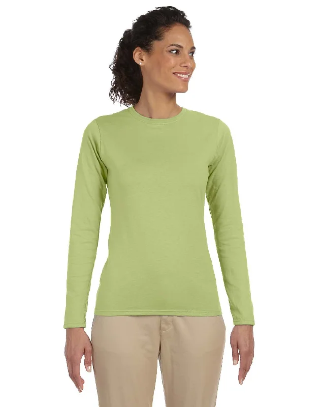 Gildan G644L Ladies' Softstyle  4.5 oz. Long-Sleeve T-Shirt