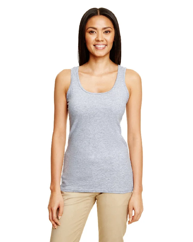 Gildan G645RL Ladies' Softstyle  4.5 oz. Racerback Tank