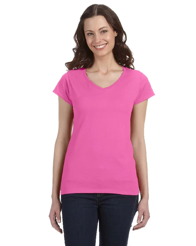 Gildan G64VL Ladies' SoftStyle  Fitted V-Neck T-Shirt