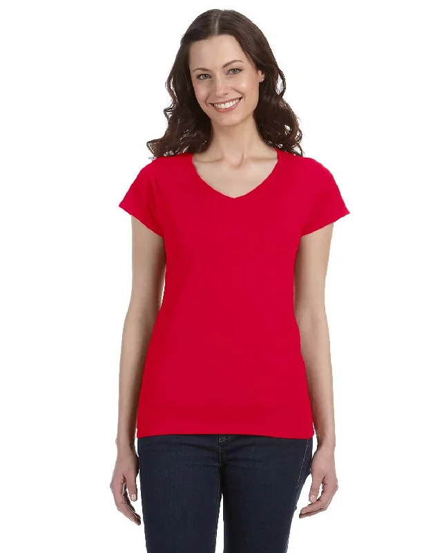 Gildan G64VL Ladies' SoftStyle  Fitted V-Neck T-Shirt