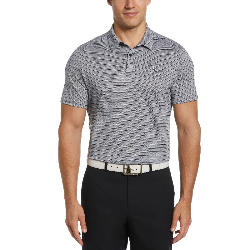 Oxford Fine Stripe Golf Polo