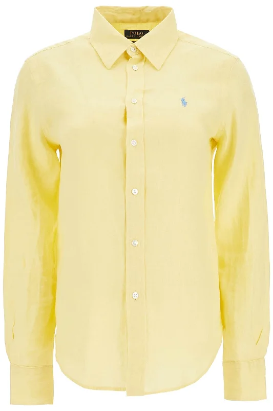 Polo Ralph Lauren Women's Classic Linen Shirt For Men/W