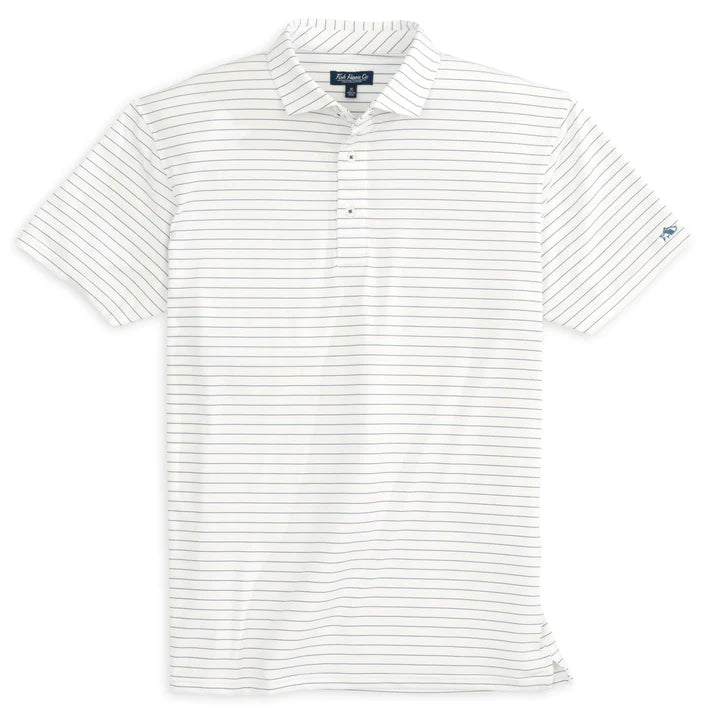 Knox Stripe Performance Polo (Midnight)