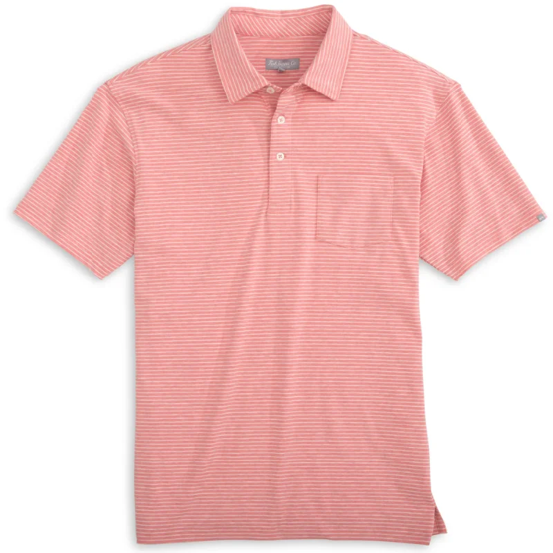 MELANGE STRIPE POLO (Shimp)