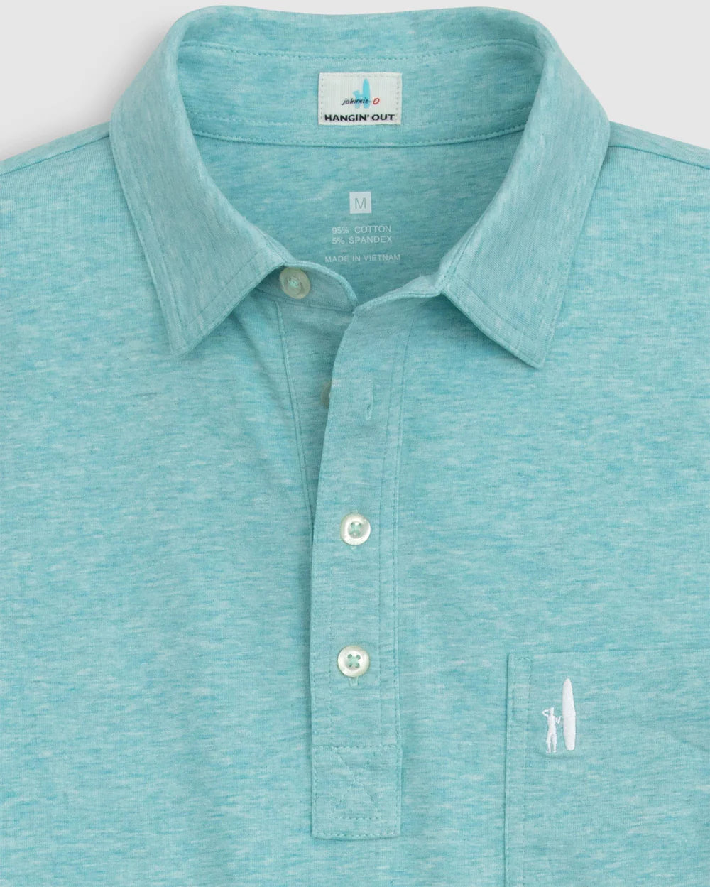 Heathered Original Polo (Blue Crush)