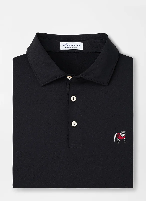 Solid Standing Dawg Polo (Black)