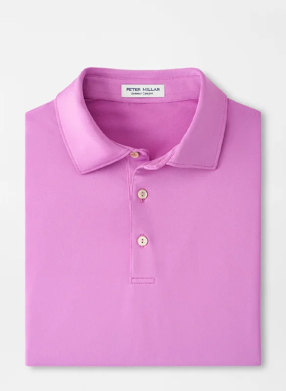 Solid Performance Jersey Polo (Oleander)