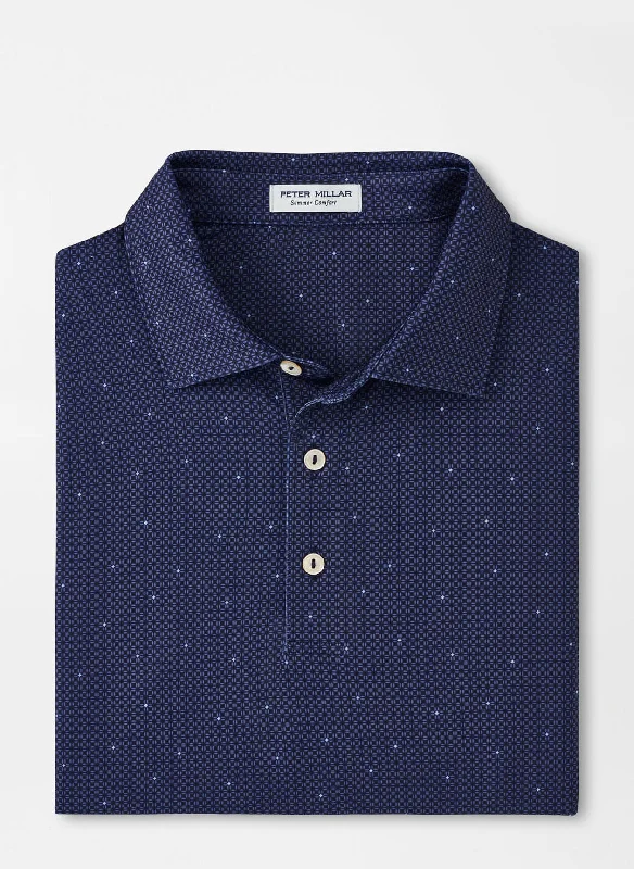 North Star Performance Jersey Polo (Navy)