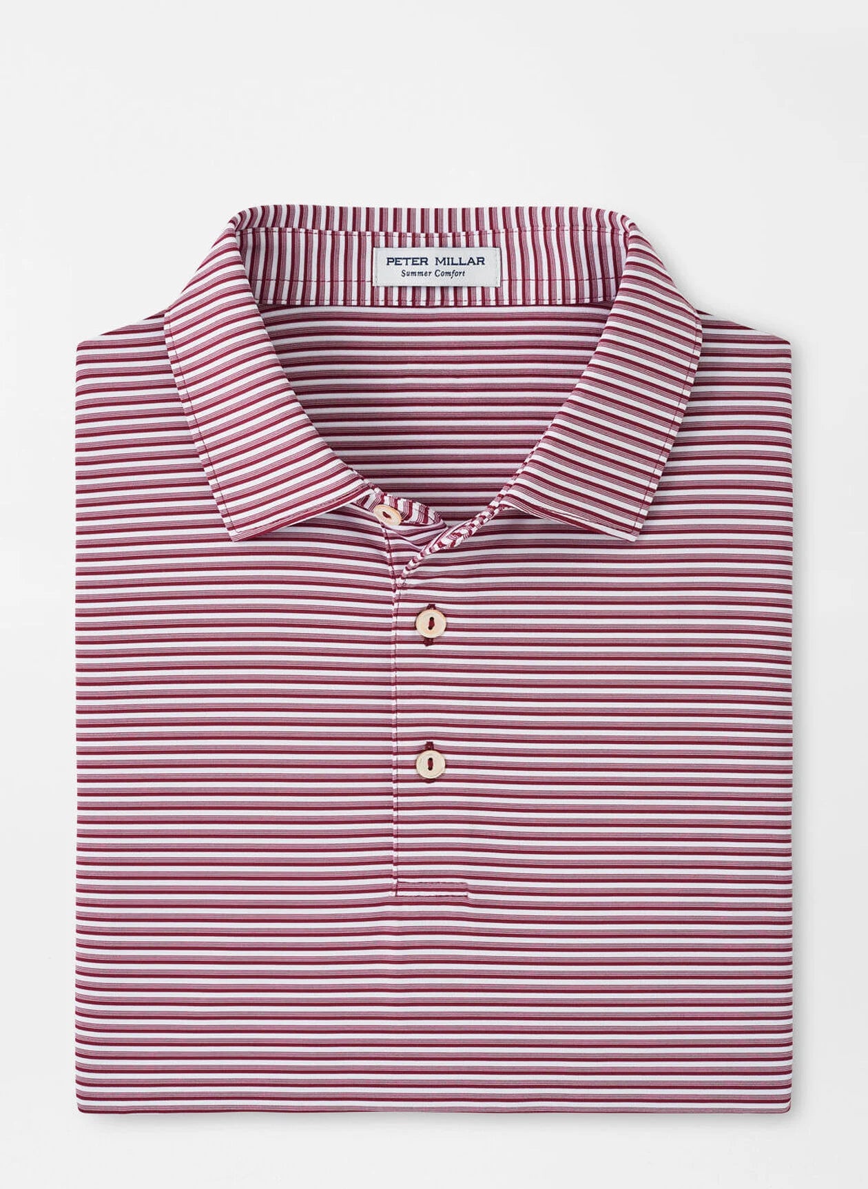 Cedar Performance Jersey Polo (Pomegranate)