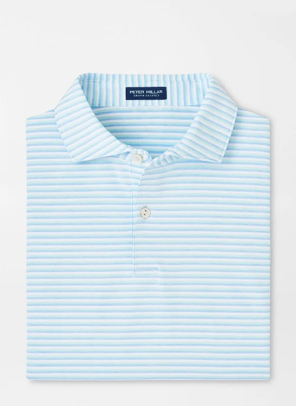 Milton Performance Jersey Polo (Blue Frost)