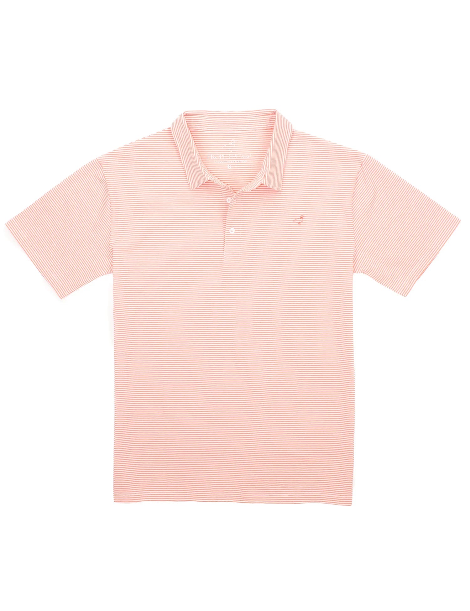 Jackson Polo (Coral Stripe)