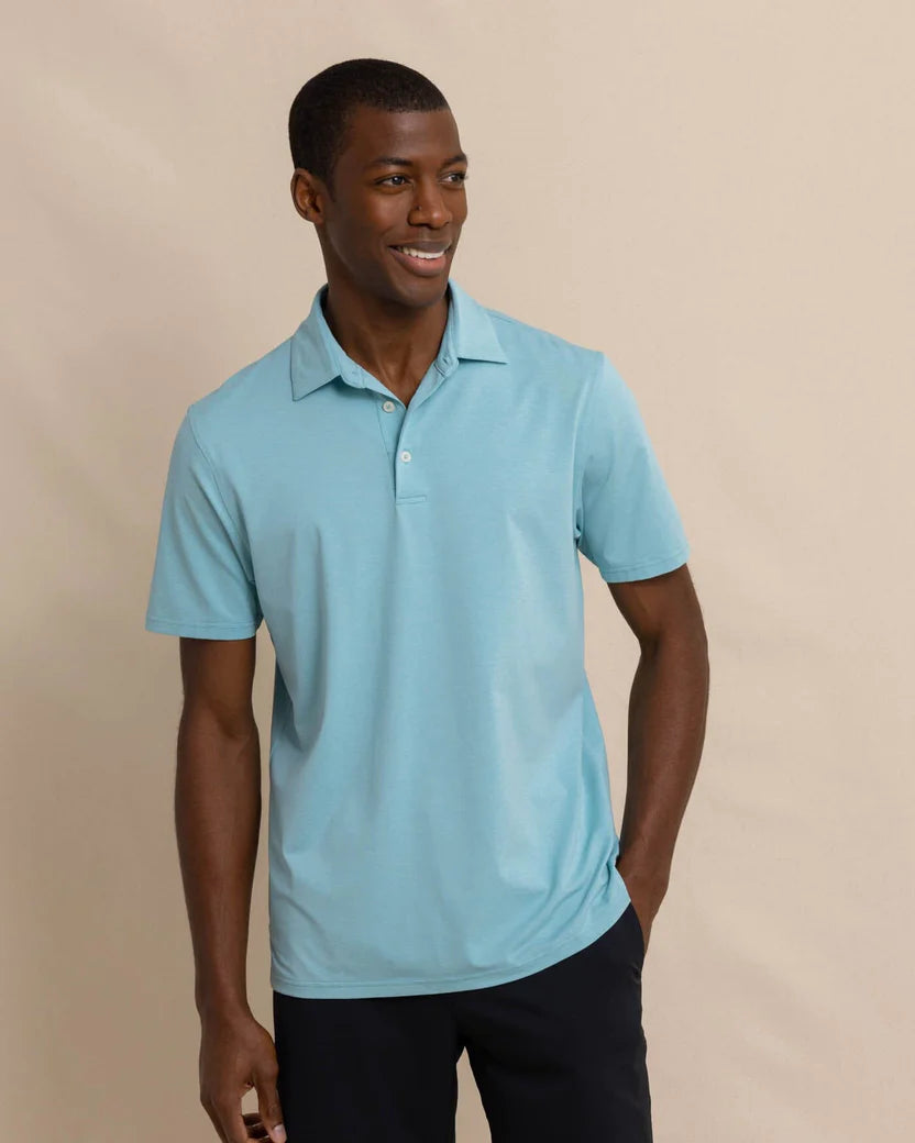 Brreeze Perf Heather Polo (Heather Marine Blue)