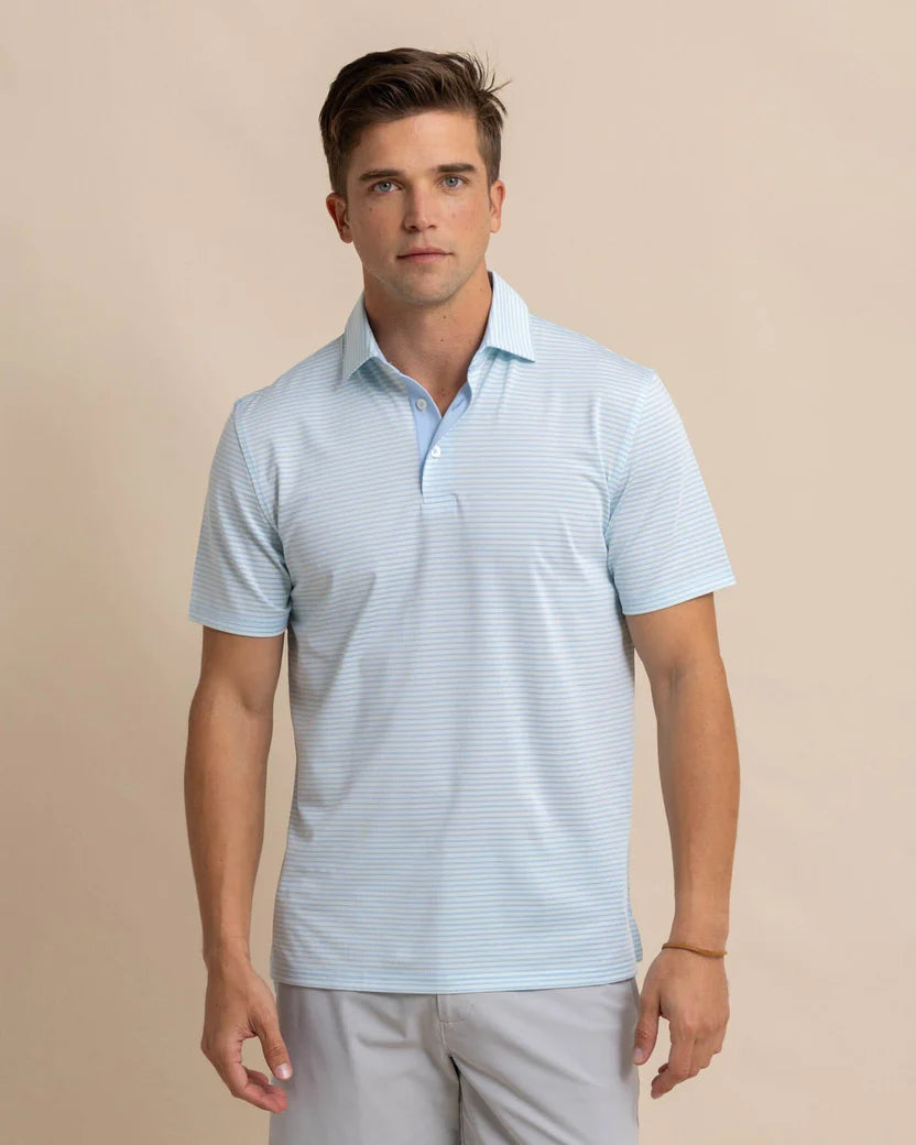 Driver Verdae Stripe Polo (Seacrest Green)