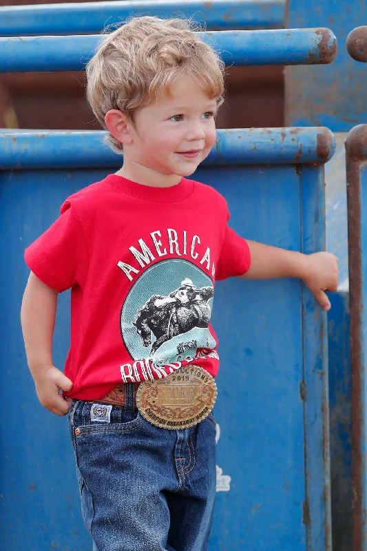 Cinch Toddler Boy's Red Short Sleeve Tee