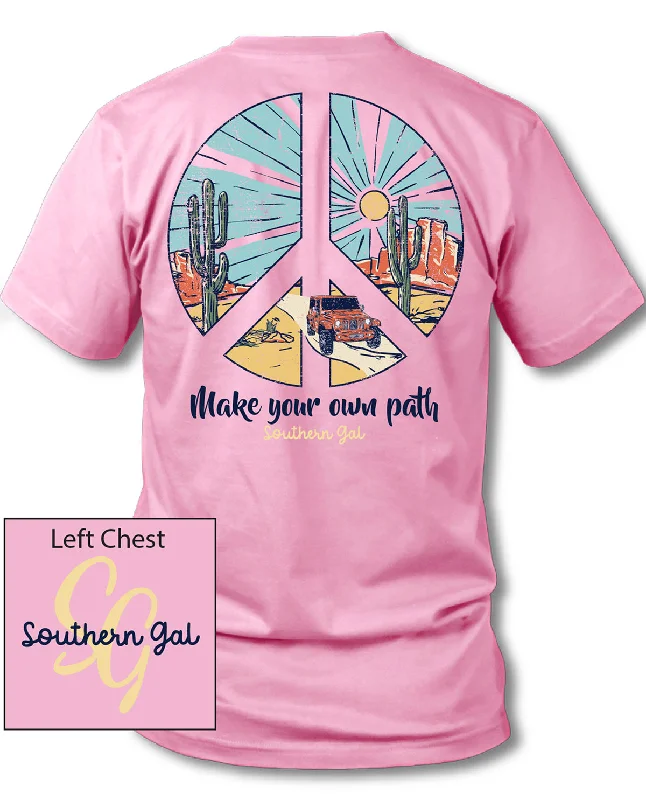 Southern Gal Plus Own Path Short Sleeve Tee