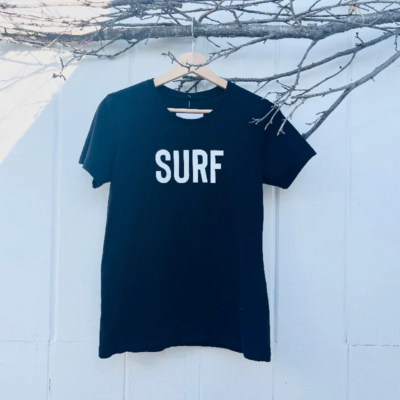 VH-1473 SURF Black Short Sleeve Tee