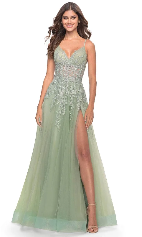 La Femme 31393 - Embroidered Dress