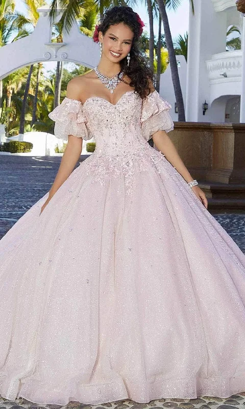 Mori Lee 60164 - Detachable Sleeve Ballgown