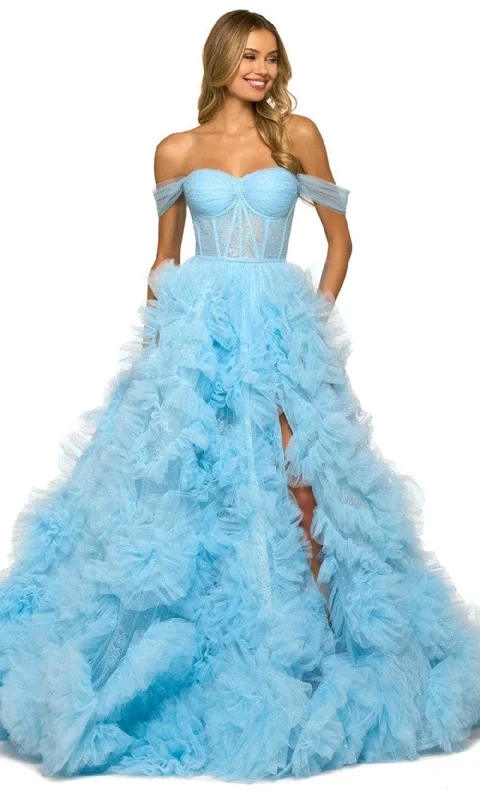 Sherri Hill 55438 - Ruffled Ballgown